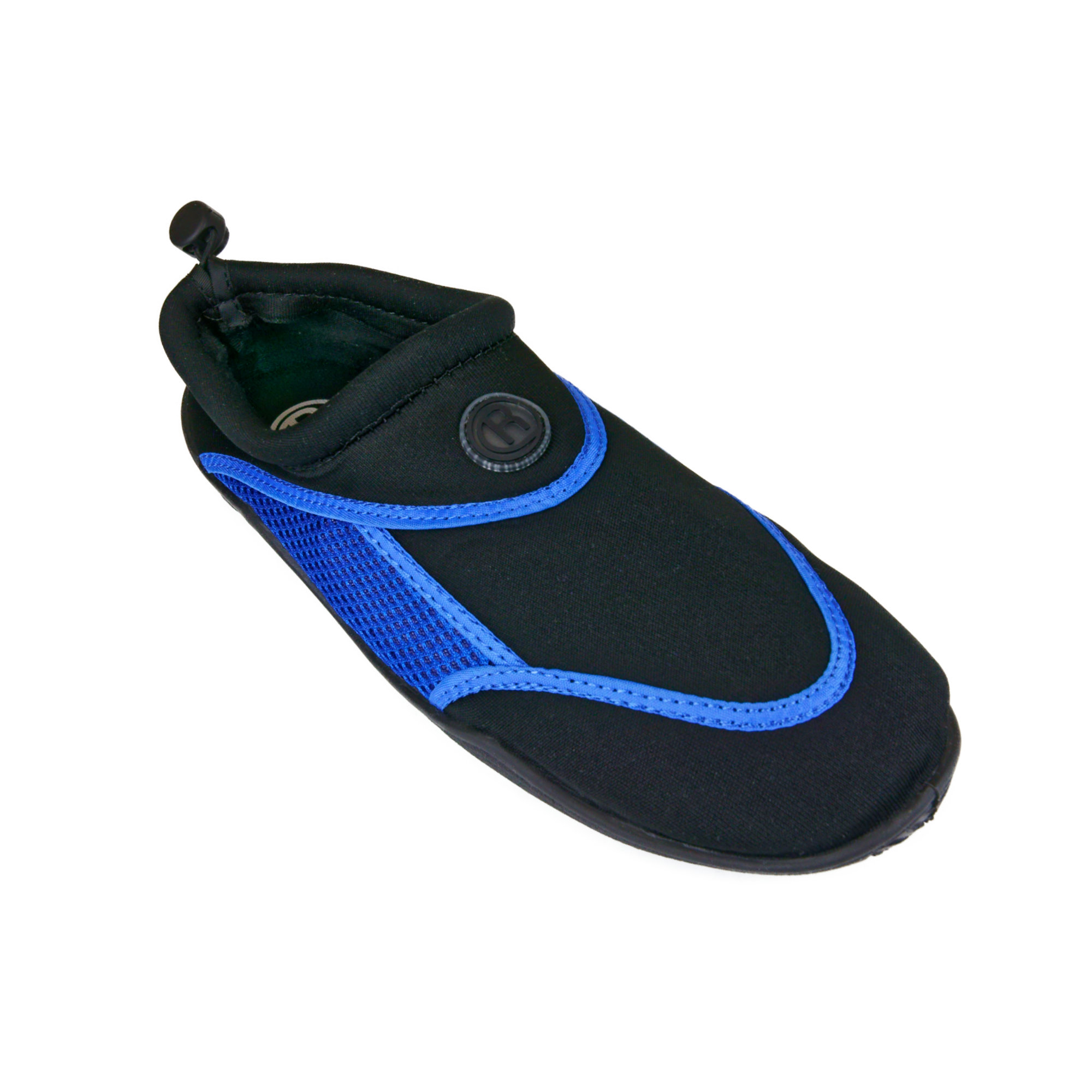 Rutscherlebnis Aqua-Schuhe in Blau/Schwarz