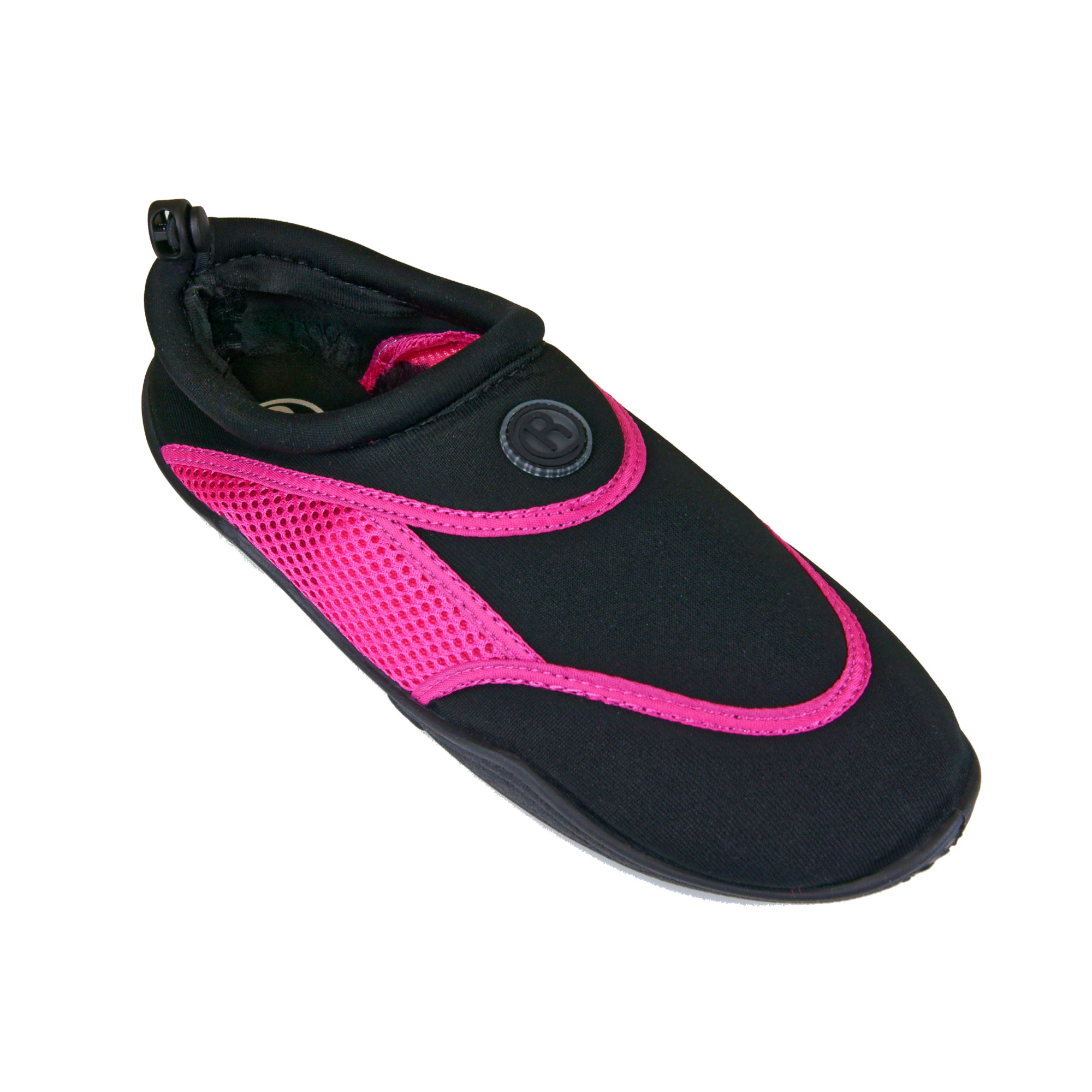 Rutscherlebnis Aqua-Schuhe in Pink/Schwarz