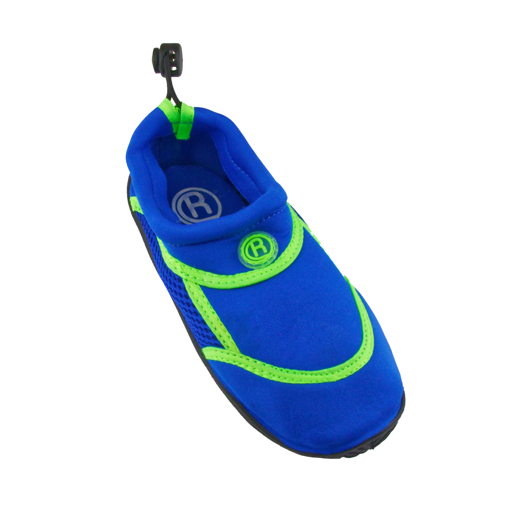 Rutscherlebnis Aqua-Schuhe Kinder in Blau-Grün