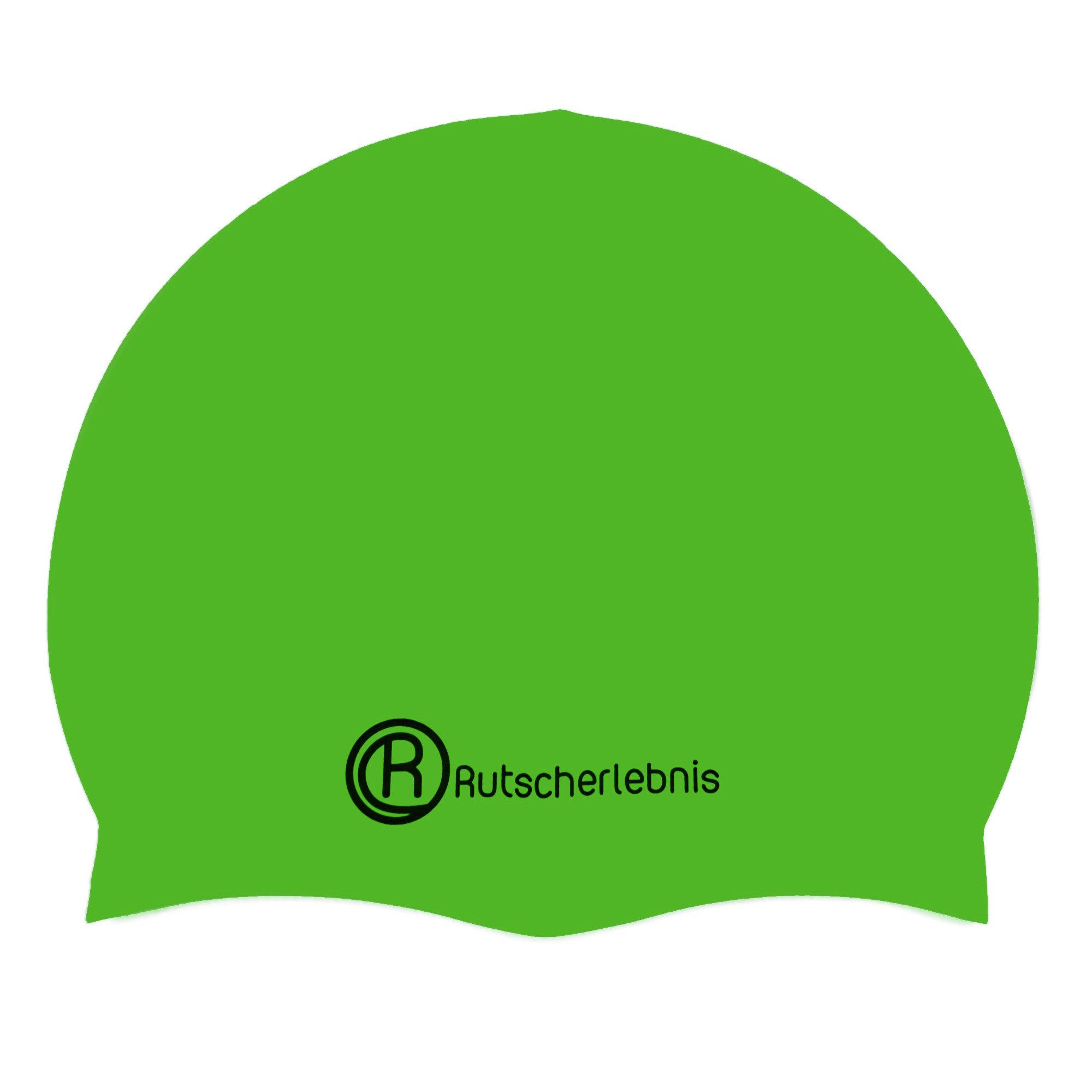 Silicone Cap Limette/Schwarz