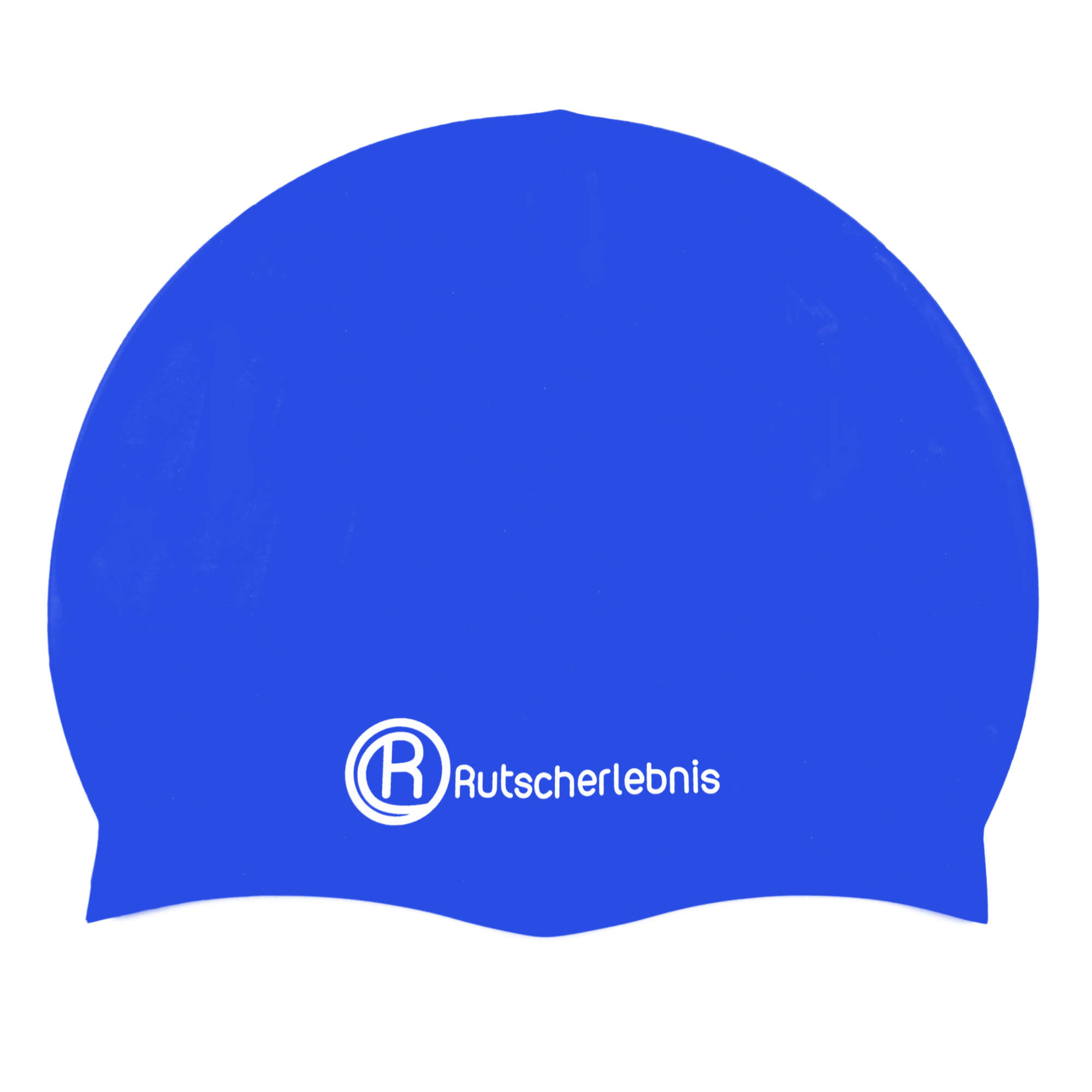Silicone Cap Blau/Weiß