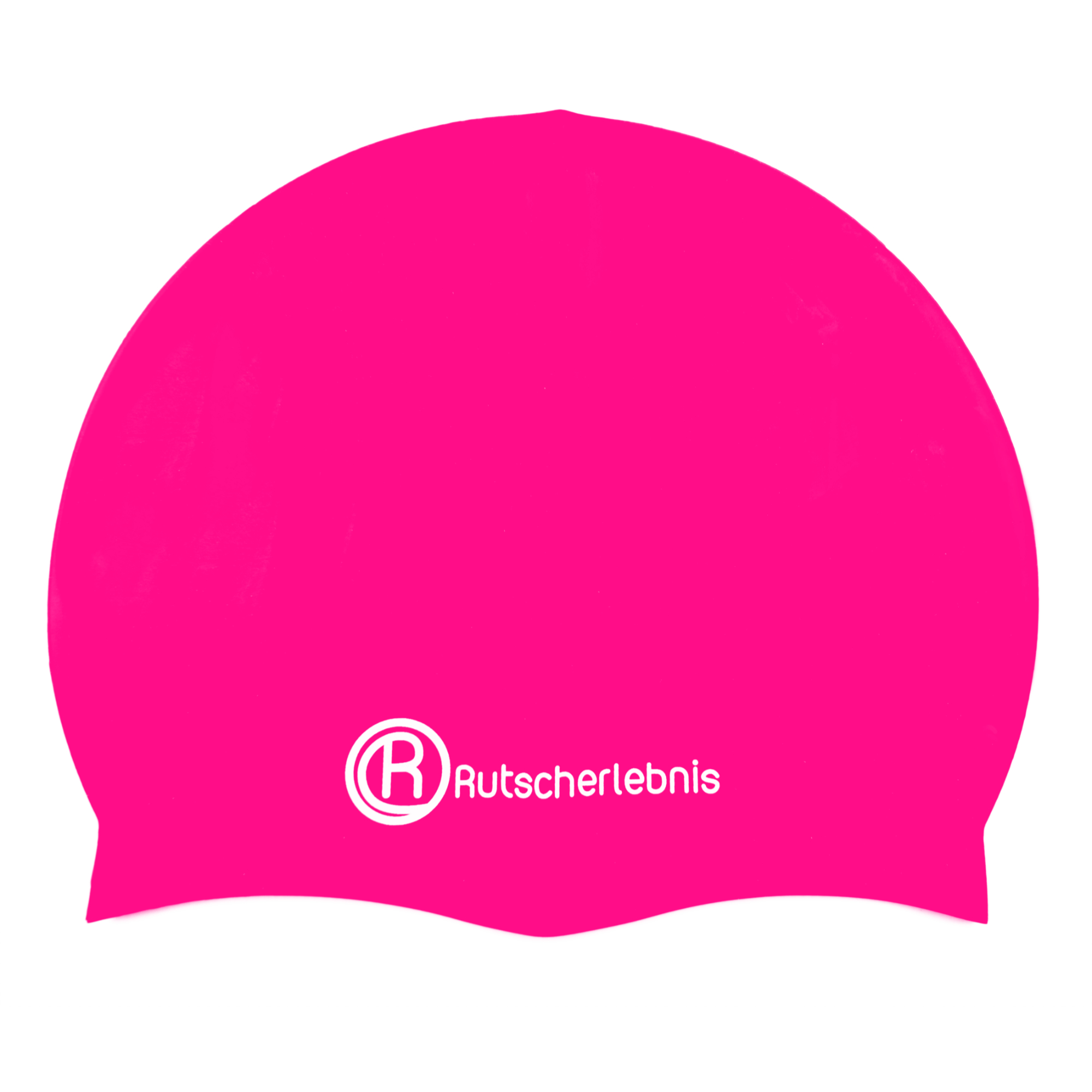 Silicone Cap Fuchsia/Weiß