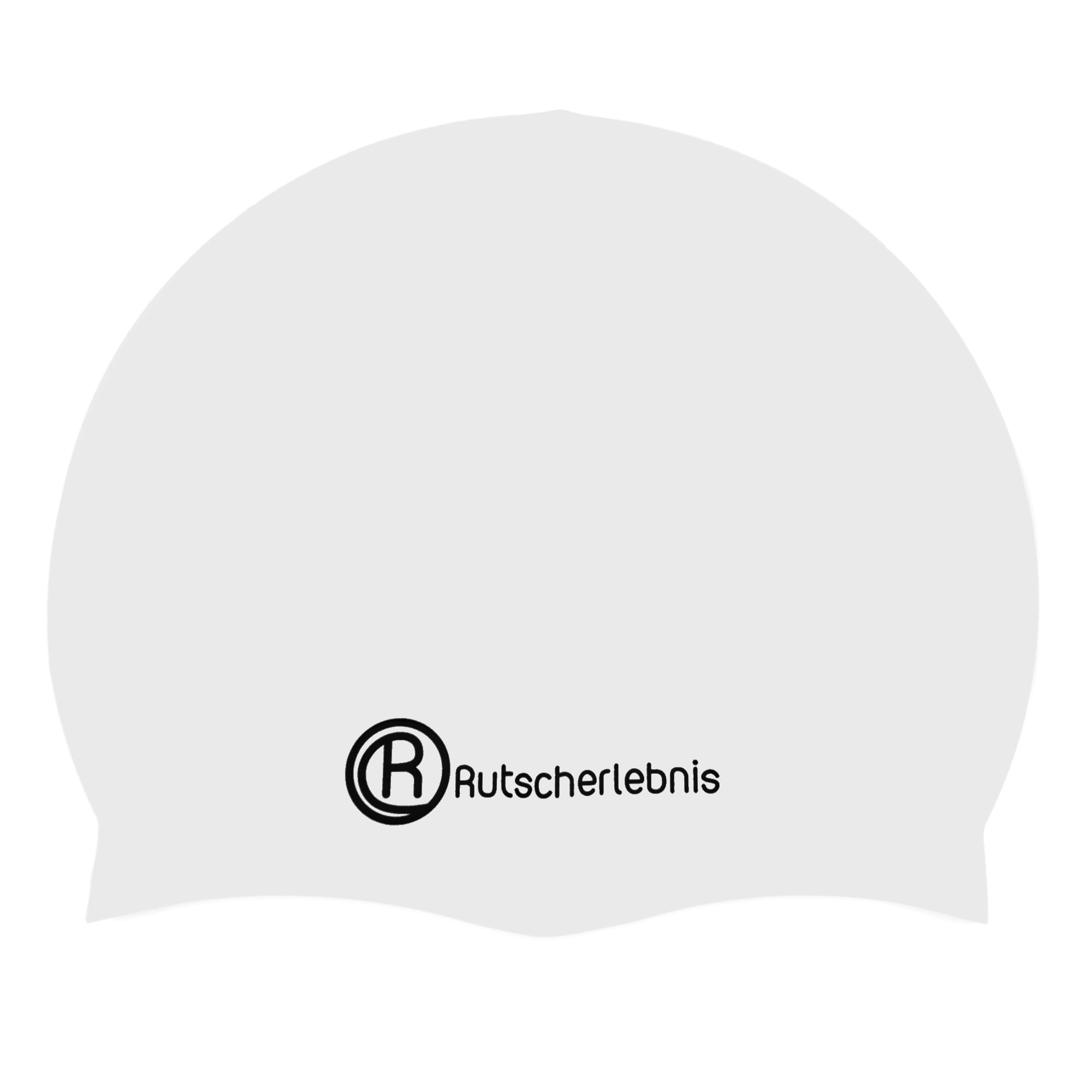 Silicone Cap Weiß/Schwarz