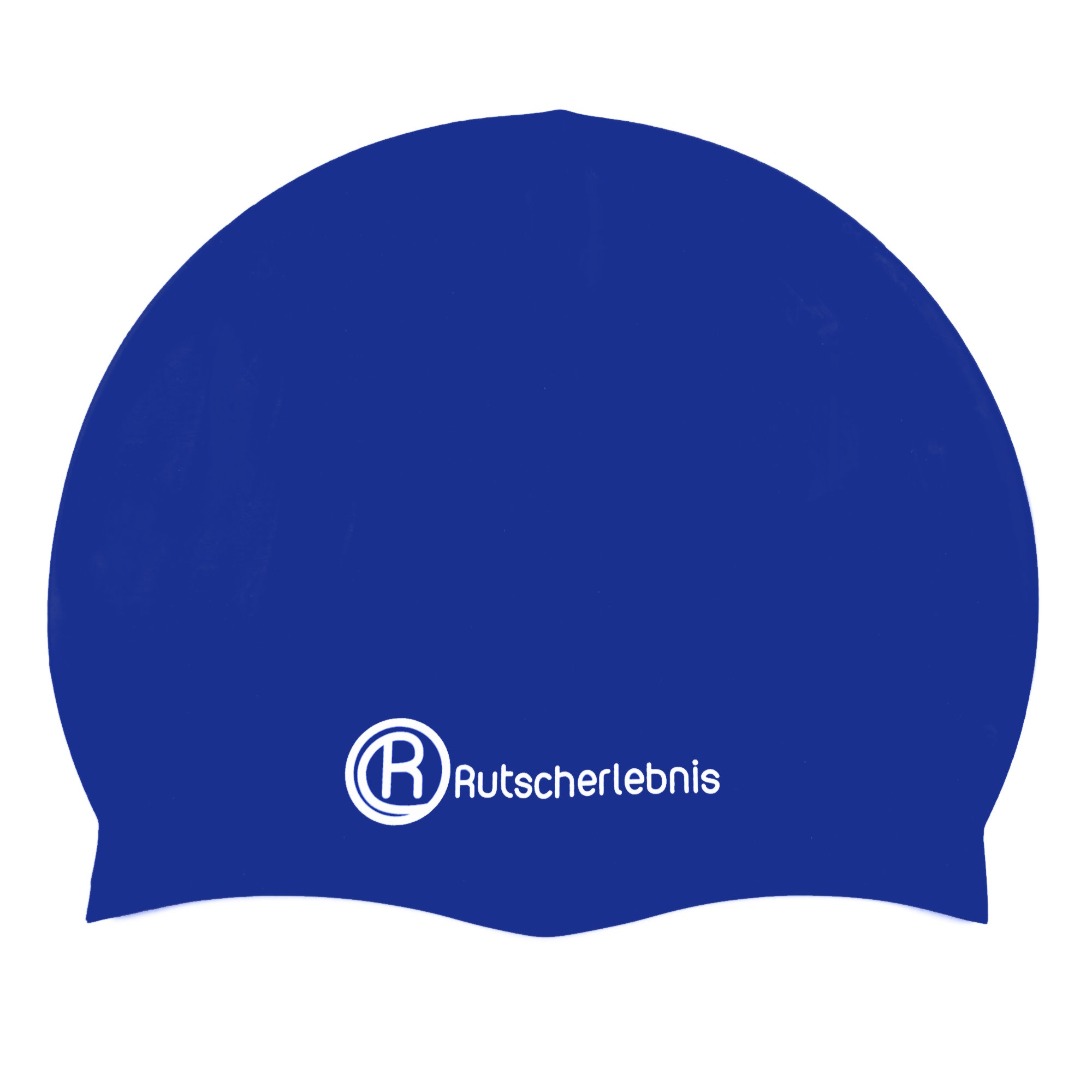 Silicone Cap Navy/Weiß